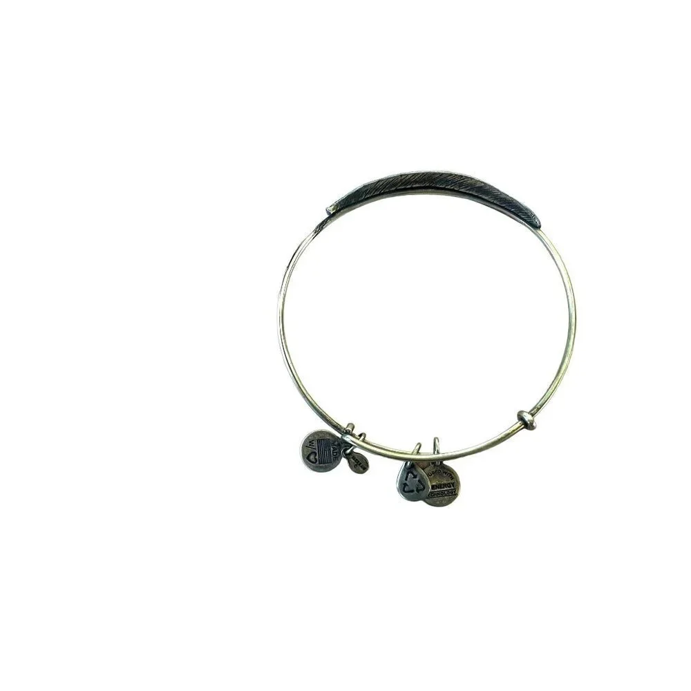 Alex and Ani Quil Feather Wrap Cuff Bracelet